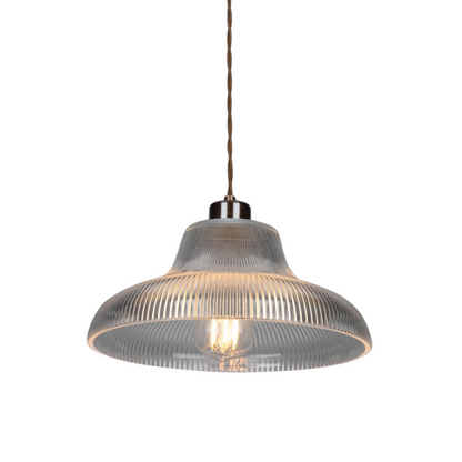 Lampada a sospensione in vetro Abram