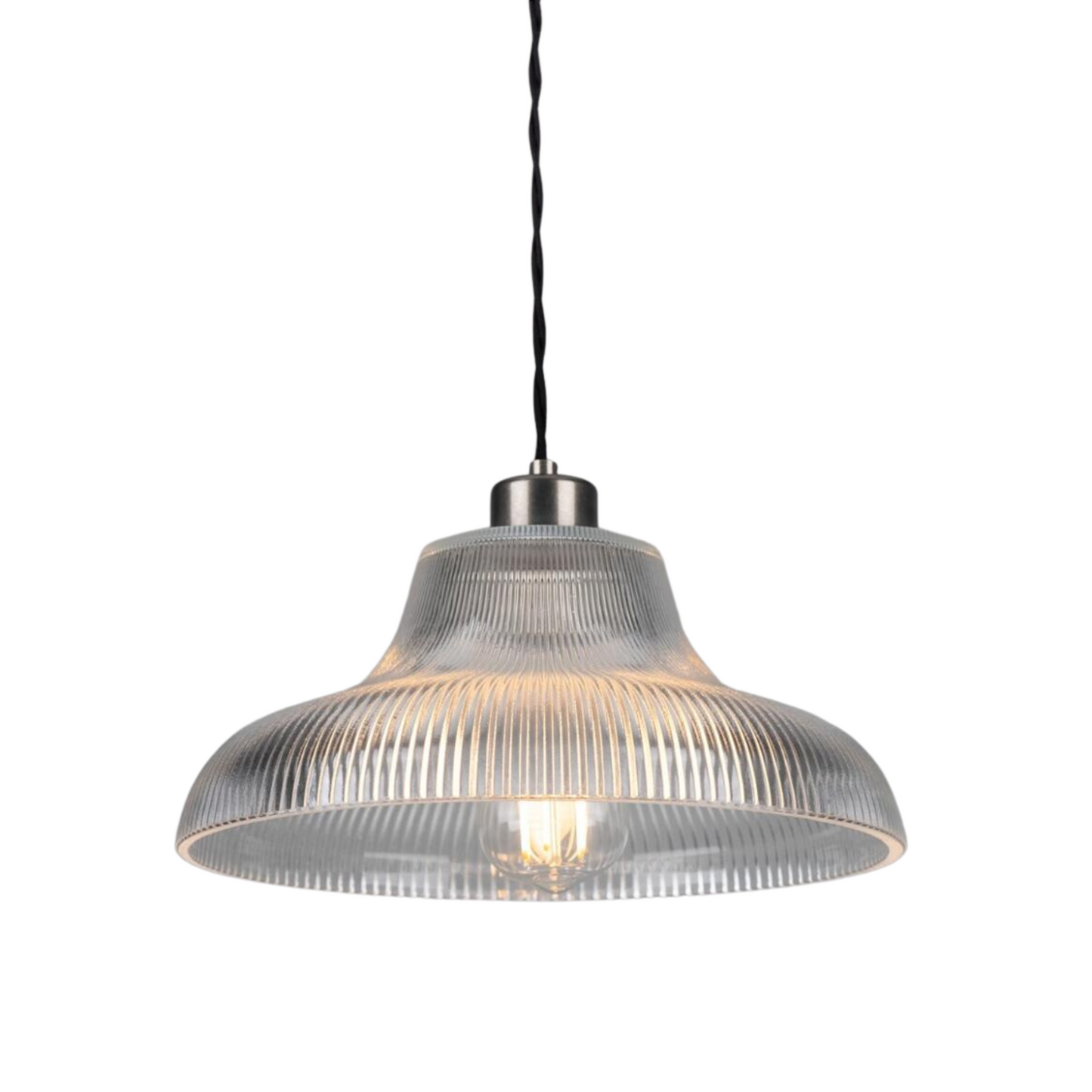 Lampada a sospensione in vetro Abram