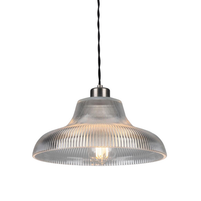 Lampada a sospensione in vetro Abram