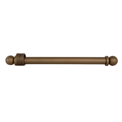 Ferramenta per tendaggi finali con sfera in ottone 