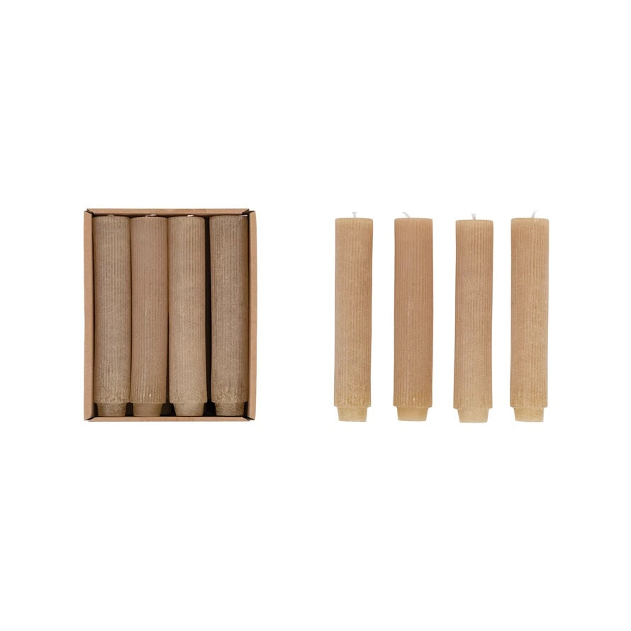 Candele coniche plissettate Lynnde