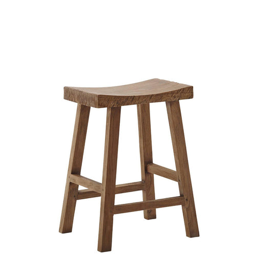 Sgabello da bar in teak Cecily