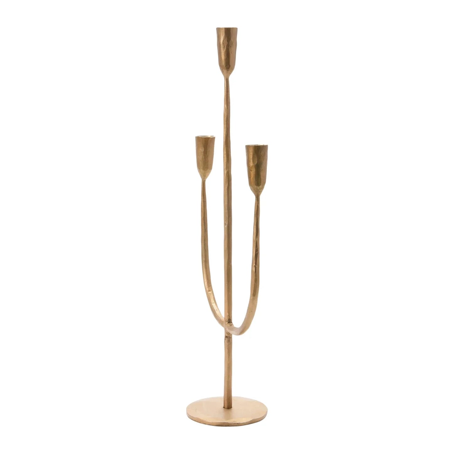 Candelabro in metallo ricavato da foraggi fatti a mano a Capri