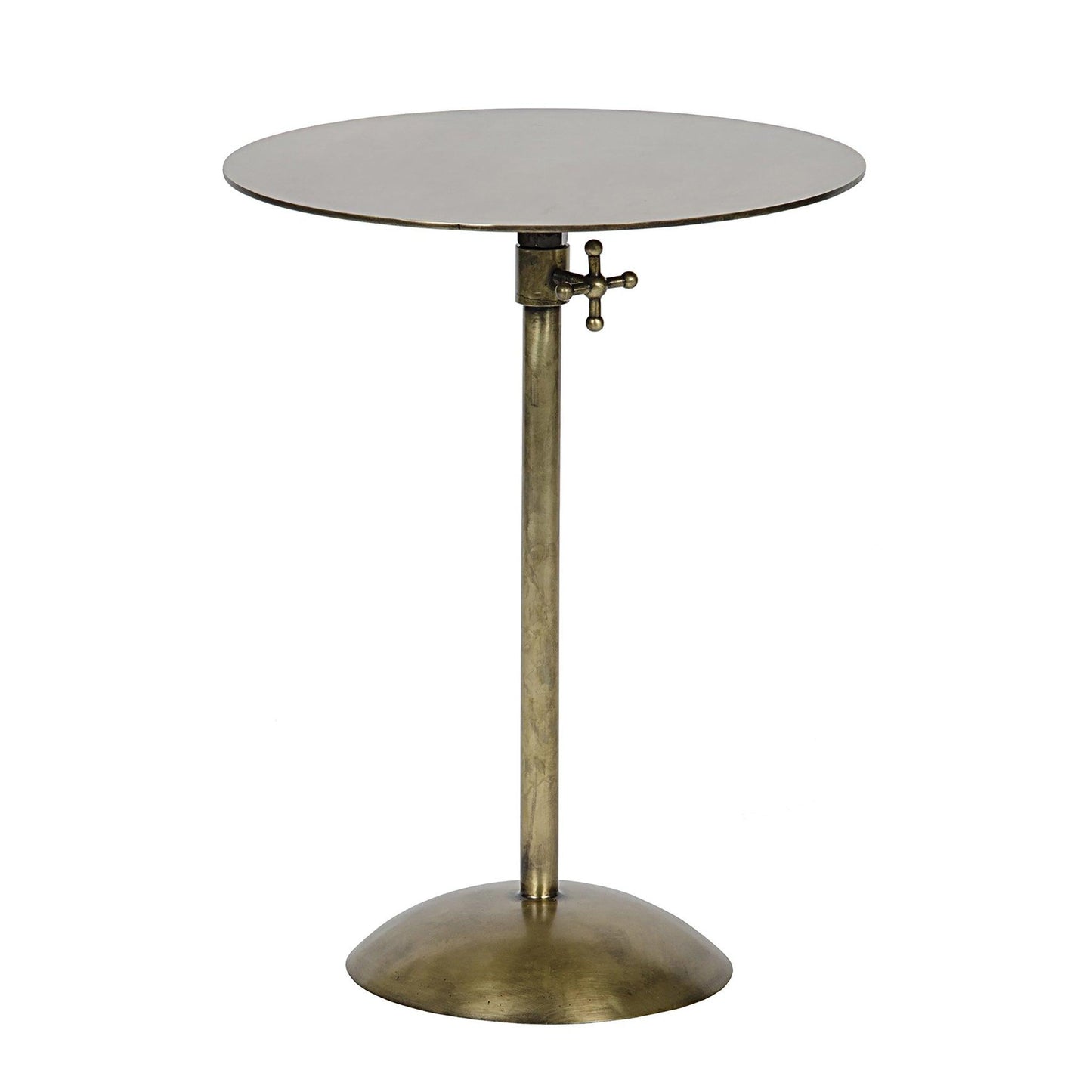 Tavolino Felicity in ottone anticato