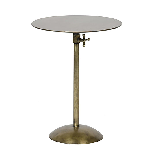 Tavolino Felicity in ottone anticato