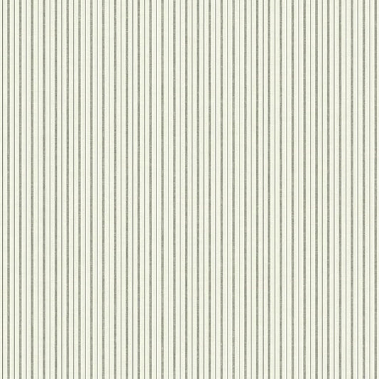 Carta da parati French Ticking in bianco e nero