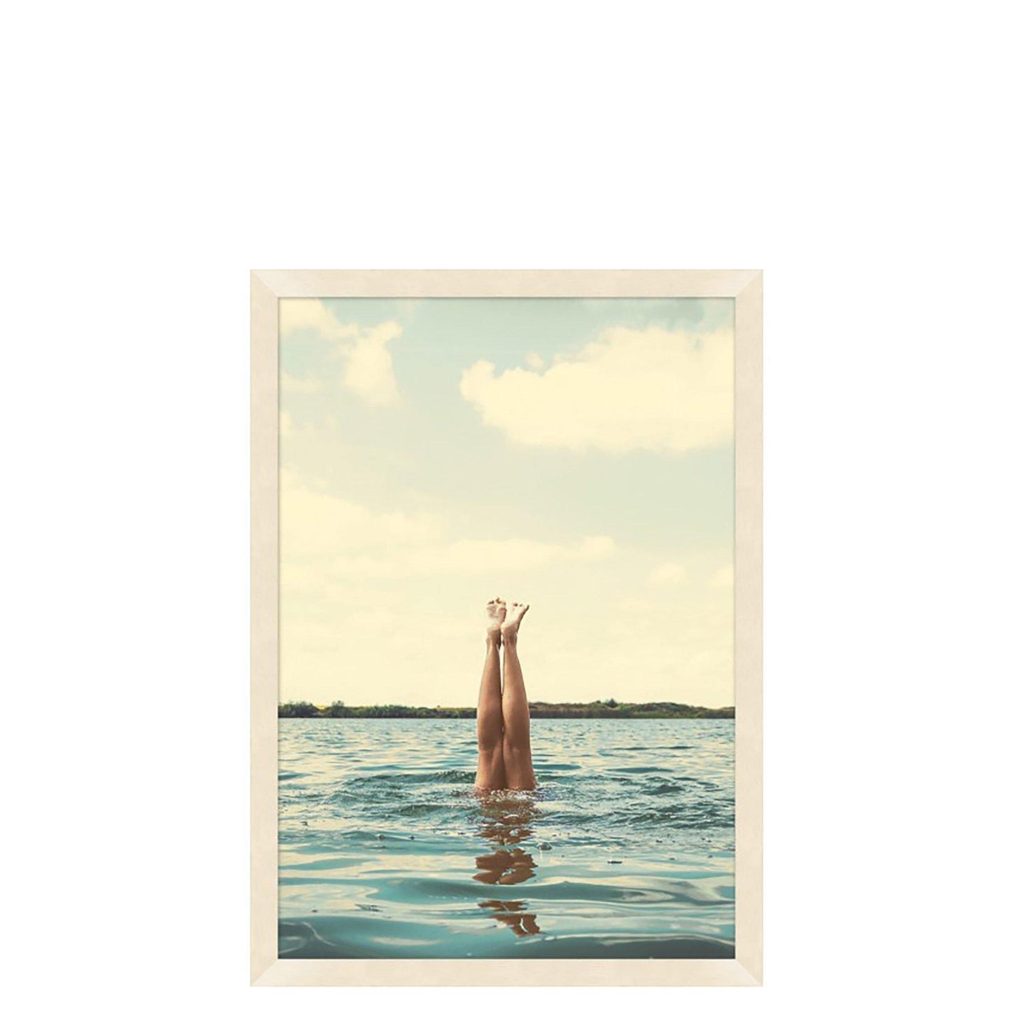 Verticale nel lago
