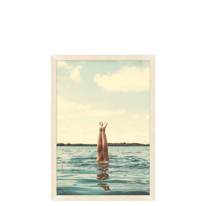 Verticale nel lago