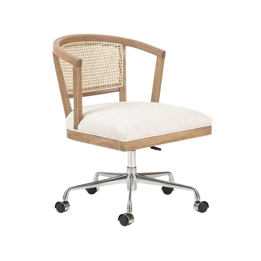 Sedia da scrivania Loren, rovere miele chiaro