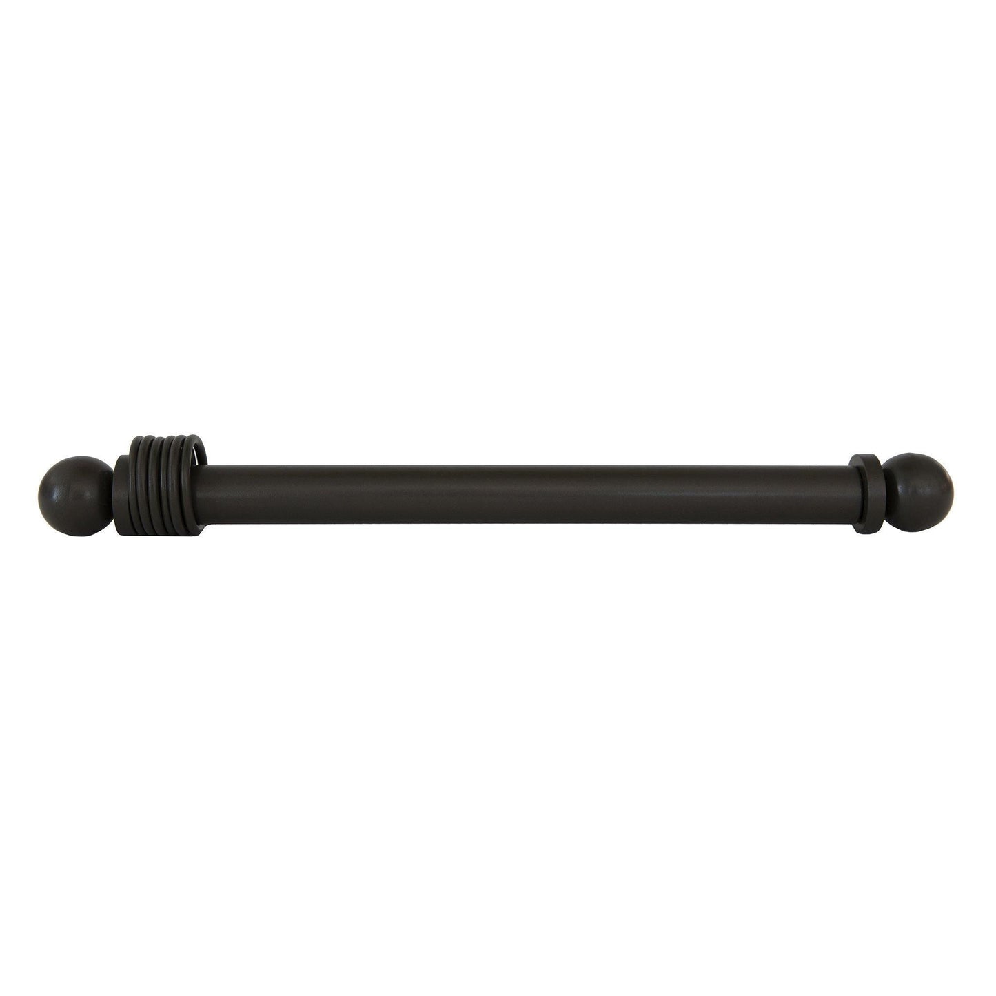 Accessori per tendaggi finali a sfera nero opaco 