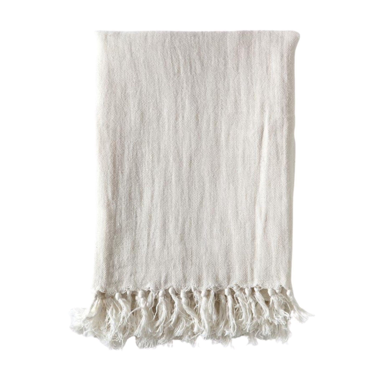 Coperta Montauk di Pom Pom at Home, crema
