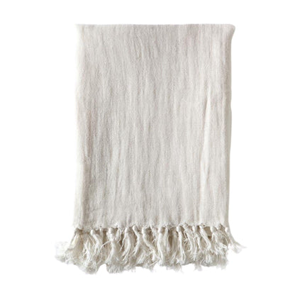 Coperta Montauk di Pom Pom at Home, crema