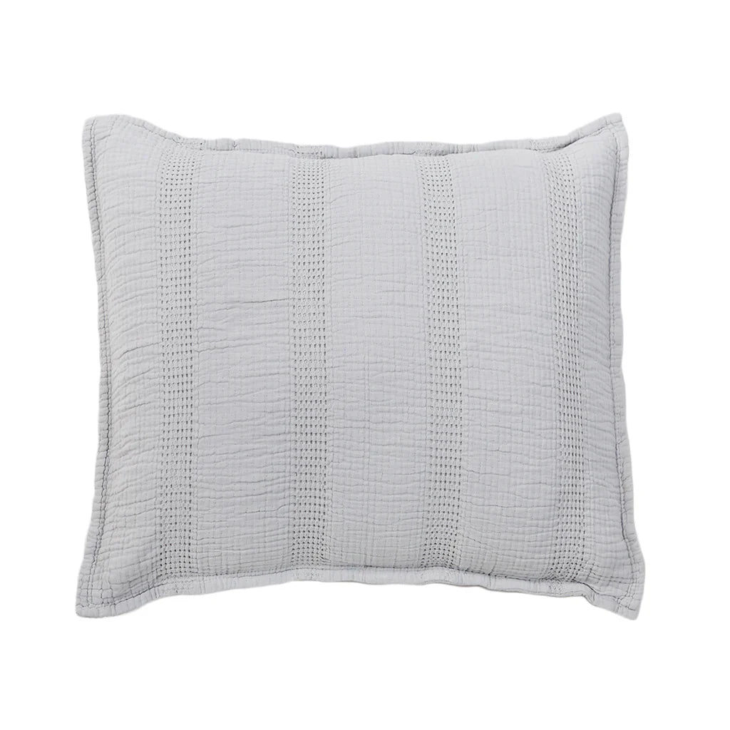 Collezione Nantucket Matelasse di Pom Pom at Home, grigio