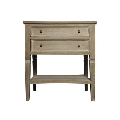 Tavolino laterale Oxford a 2 cassetti