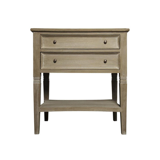 Tavolino laterale Oxford a 2 cassetti