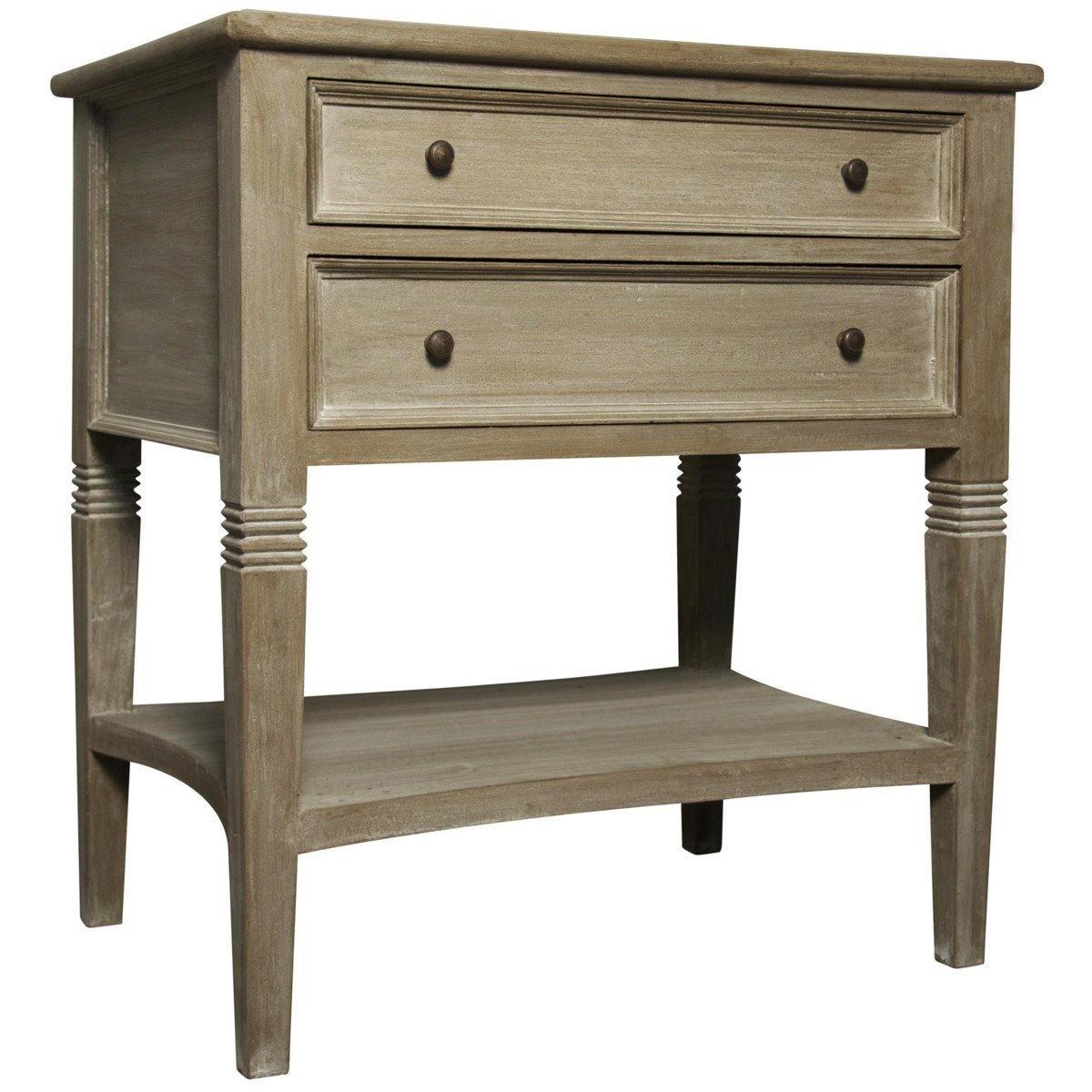 Tavolino laterale Oxford a 2 cassetti