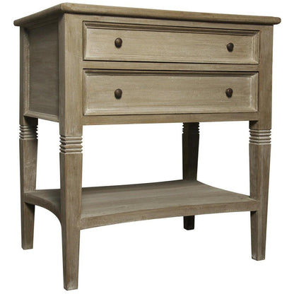 Tavolino laterale Oxford a 2 cassetti