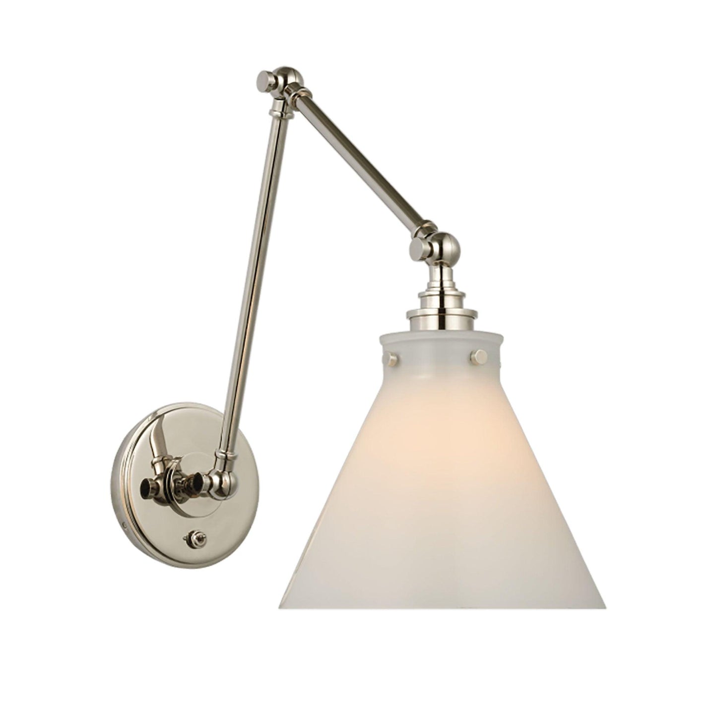 Lampada da parete doppia per biblioteca Parkington