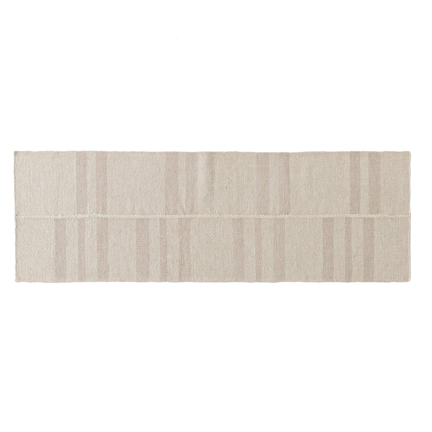 Tappeto a righe tenui Pure Salt x Momeni Koukila Stitch