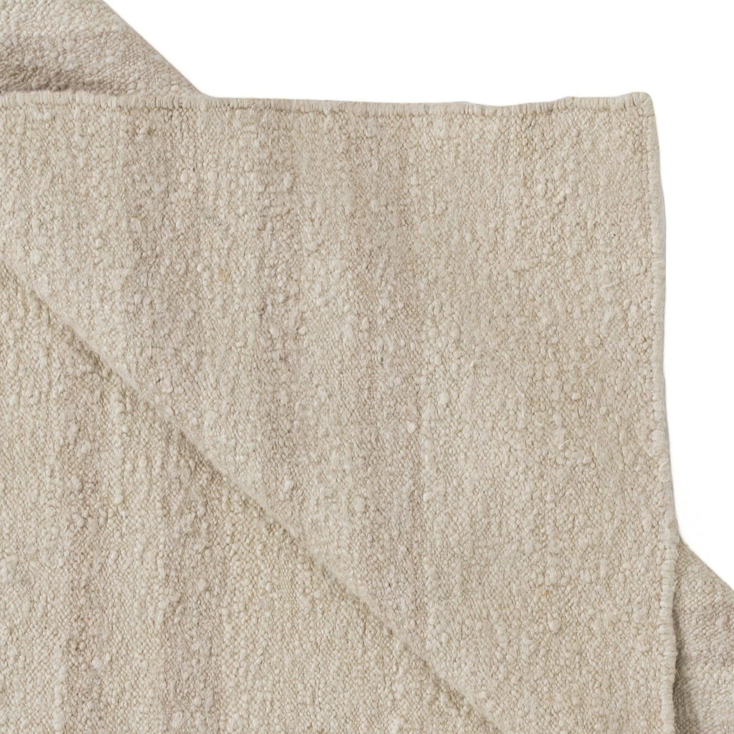 Tappeto a righe tenui Pure Salt x Momeni Koukila Stitch