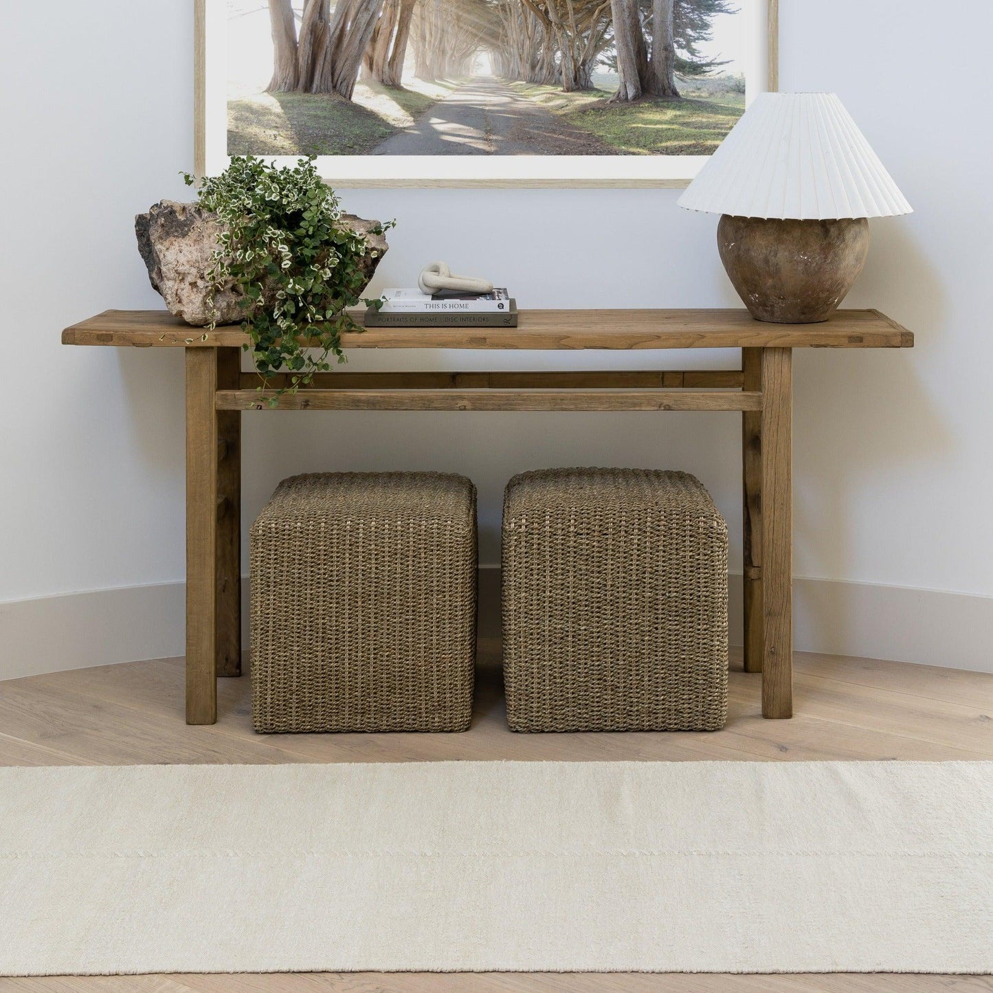 Tappeto naturale Pure Salt x Momeni Koukila Stitch