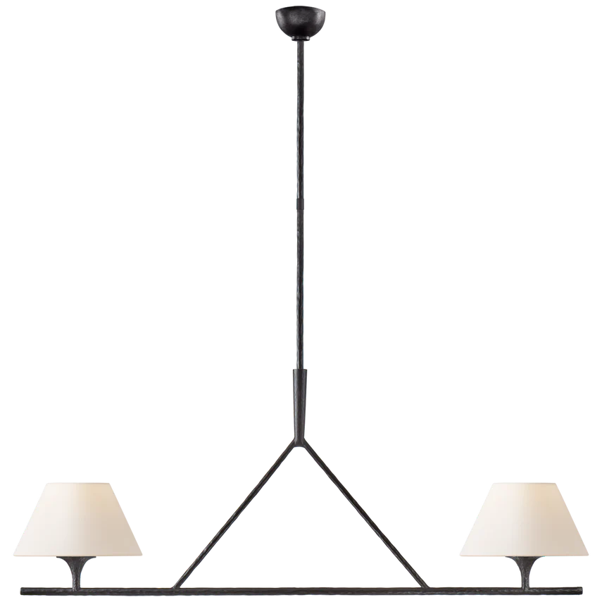 Lampadario lineare grande Cesta
