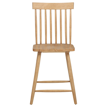 Chaise de salle à manger hauteur comptoir Andrews Windsor en frêne clair