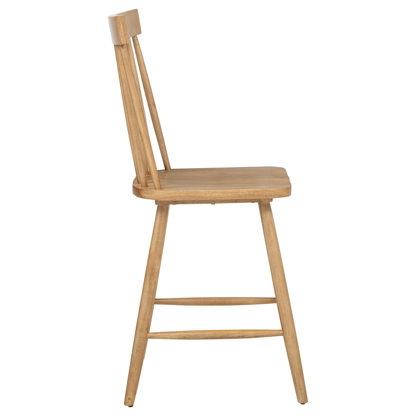 Chaise de salle à manger hauteur comptoir Andrews Windsor en frêne clair