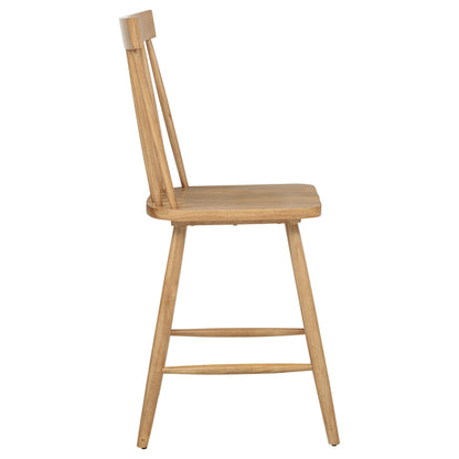 Chaise de salle à manger hauteur comptoir Andrews Windsor en frêne clair