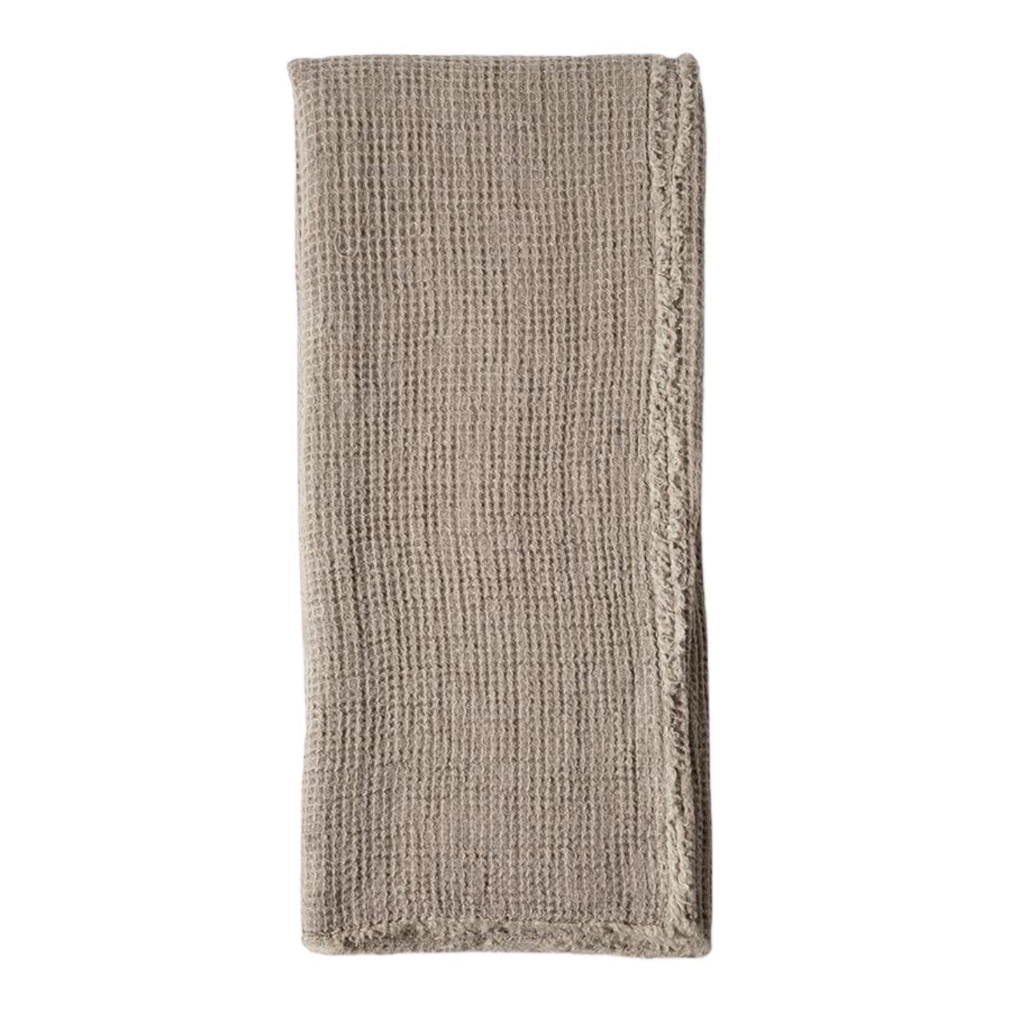 Coperta oversize Venice di Pom Pom at Home, color talpa
