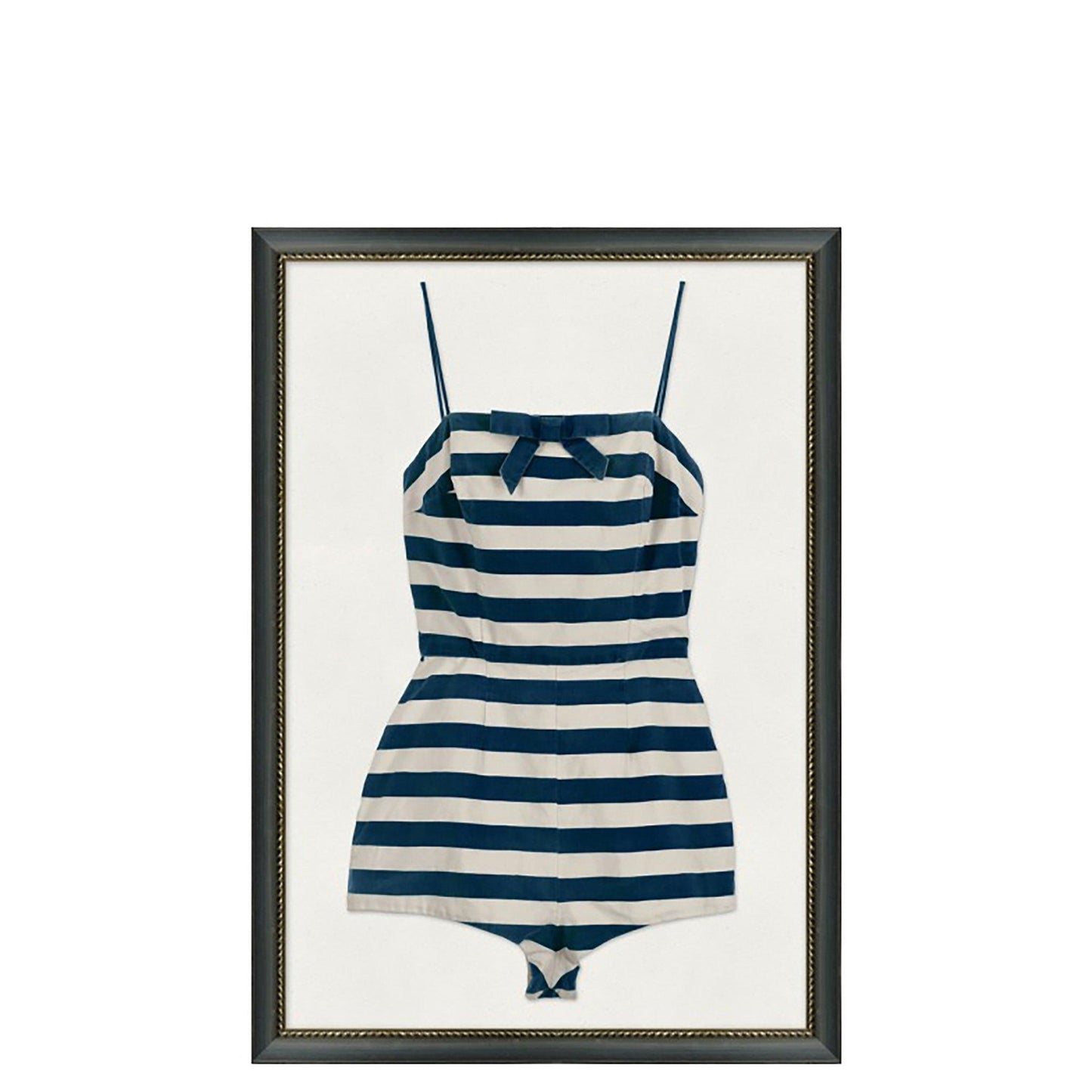 Costume da bagno vintage a righe