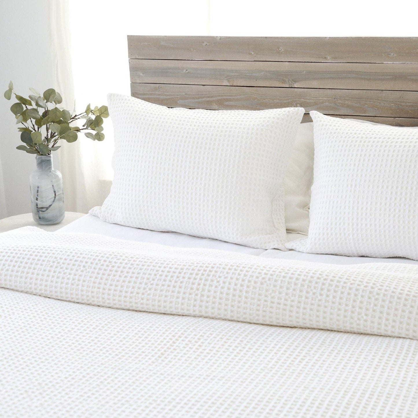 Collezione di coperte Zuma di Pom Pom at Home, crema