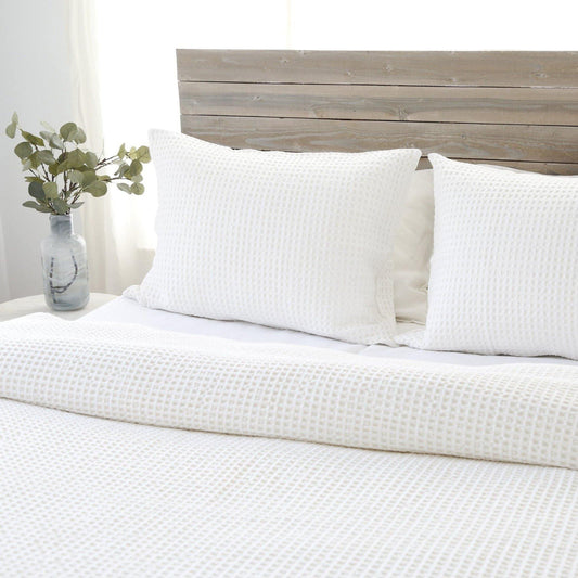 Collezione di coperte Zuma di Pom Pom at Home, crema